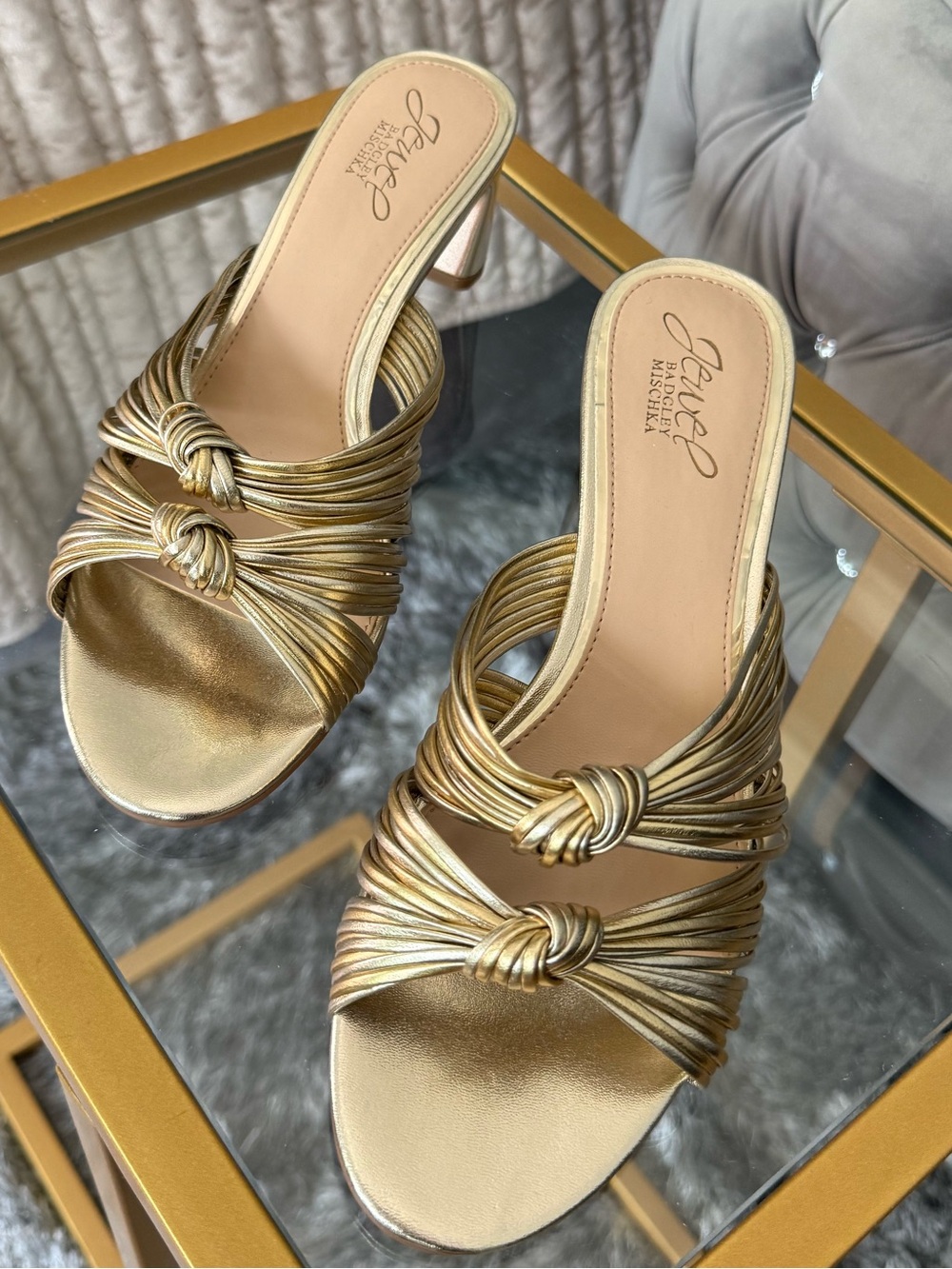 NWB JEWEL BADGLEY MISCHKA CHERYL SLIDE